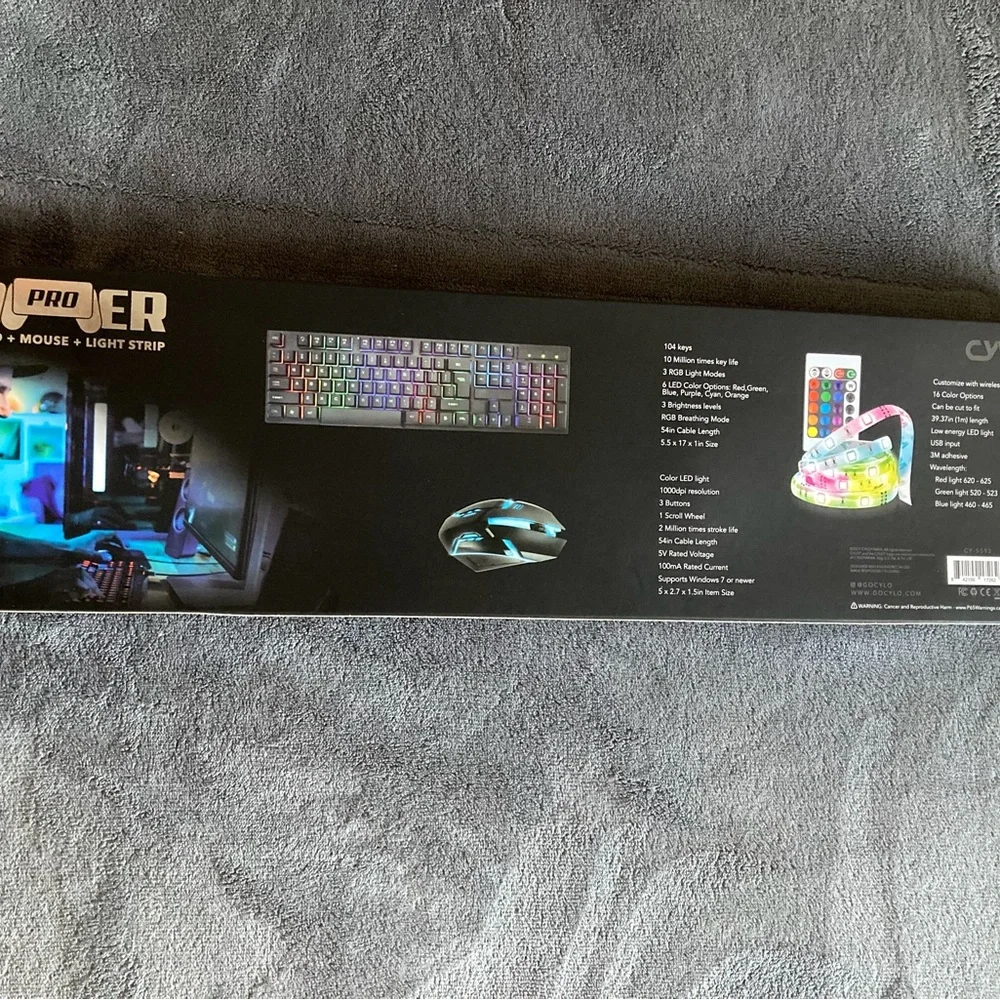 Gaming Keyboard and Mouse Set